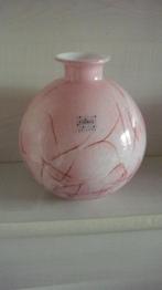 Fidrio bol vaas Pisa Thunder Pink, Huis en Inrichting, Overige kleuren, 50 tot 75 cm, Ophalen of Verzenden, Glas