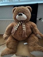 Teddybeer knuffelbeer met sjaal 100CM groot, Verzamelen, Beren en Cherished Teddies, Stoffen beer, Ophalen of Verzenden, Zo goed als nieuw