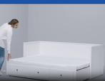 Ikea hennes bed uitschuifbaar80x200cm, Ophalen, Gebruikt, Wit, Tweepersoons