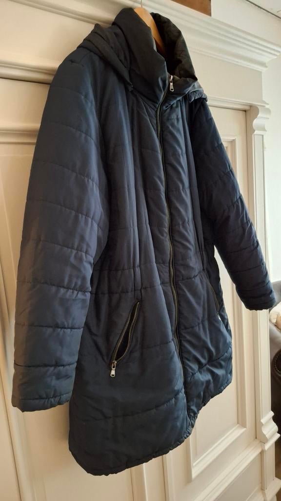 Junarose blauwe winterjas - maat L, Junarose, Blauw, Maat 42/44 (L), Ophalen of Verzenden