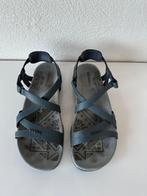 Leuke sandalen van Merrell type Slate maat 40 blauw leer, Gedragen, Sandalen of Muiltjes, Blauw, Merrell