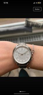 Fossil Q Hybrid horloge zilver, Sieraden, Tassen en Uiterlijk, Horloges | Heren, Overige merken, Staal, Ophalen of Verzenden, Zo goed als nieuw