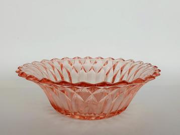 Schaal Zabkowice Persglas Art Deco Vintage beschikbaar voor biedingen