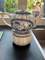 Theepot Blond Delfts blauw met theelichthouder, Ophalen, Blond Amsterdam, Overige typen, Zo goed als nieuw