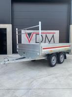 Plateauwagen tot 750kg - enkelas en dubbelas - AKTIE PRIJS !, Auto diversen, Aanhangers en Bagagewagens, Ophalen of Verzenden