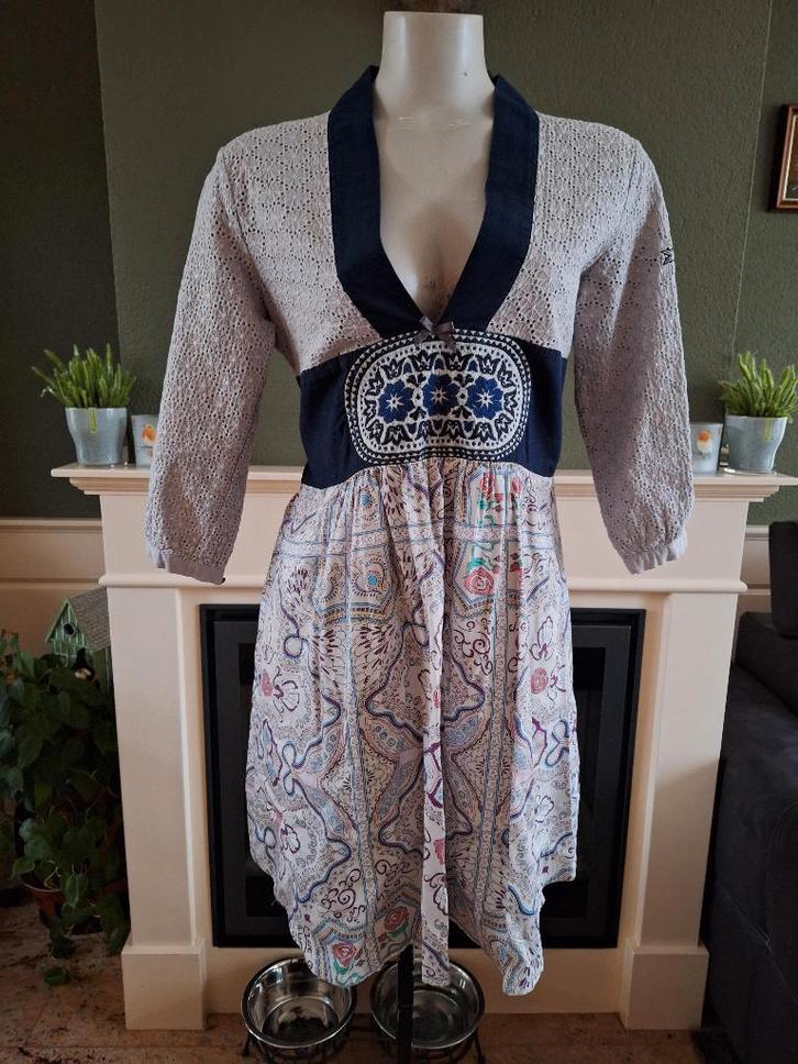 Odd Molly prachtige folklore jurk 2 M 38 40 Gratis Verzenden, Kleding | Dames, Jurken, Zo goed als nieuw, Maat 38/40 (M), Wit