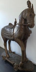 Beeld marwari kathiswari paard herkomst India uit 1900 1.40M, Antiek en Kunst, Ophalen