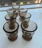 Arcoroc France Rookglas Eierdopjes - 10 stuks, Overige typen, Ophalen of Verzenden, Effen, Glas