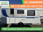 Knaus SPORT SILVER 400 LK, STAPELBED,FIETSENDR, VOORTENT, Caravans en Kamperen, Caravans, Bedrijf, 5 tot 6 meter, Knaus, Tot en met 4
