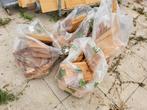 5 zakken Douglas hout, droog, Tuin en Terras, Haardhout, Minder dan 3 m³, Ophalen, Overige houtsoorten