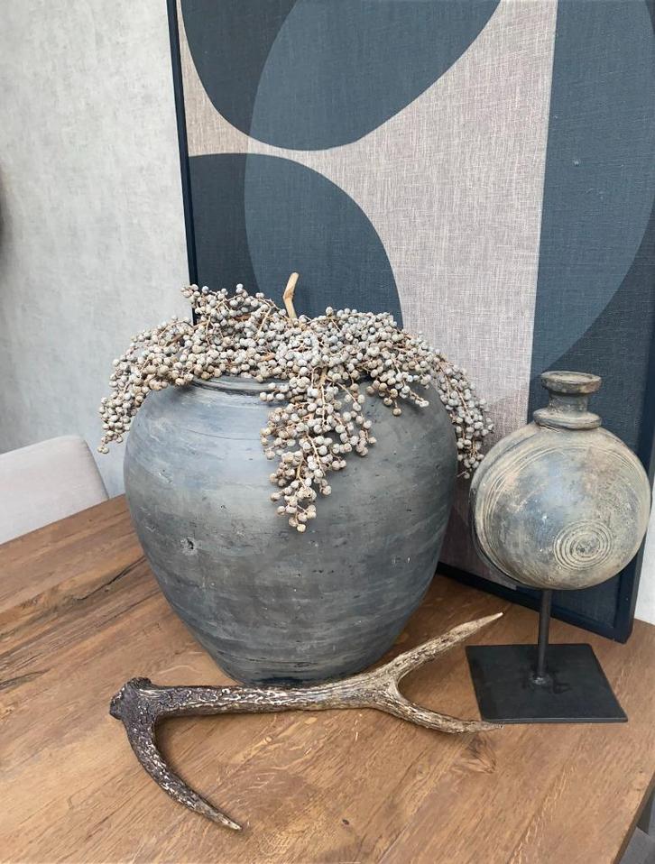 Grote authentiek sobere Chinese waterpot, Antiek en Kunst, Curiosa en Brocante, Ophalen