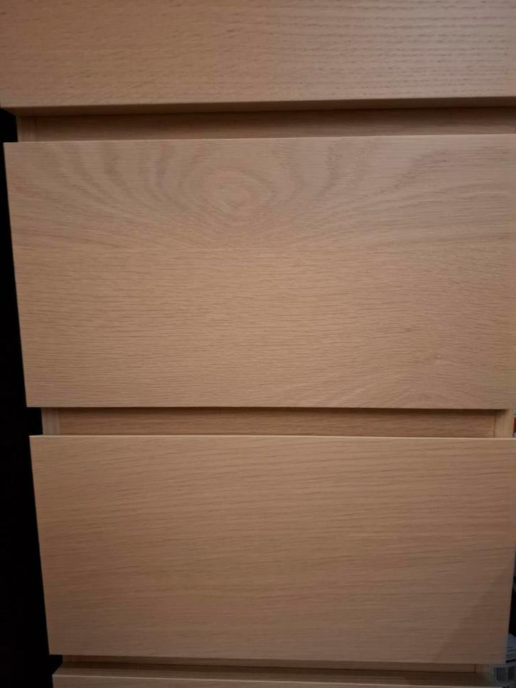 Malm ladenkast met 6 lades en spiegel, Huis en Inrichting, Kasten | Ladekasten, Zo goed als nieuw, Minder dan 100 cm, 50 tot 100 cm