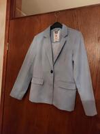 lichtblauw jasje, mt. 134-140, lengte 58 cm.,breedte 40 cm., Icomic American, Gebruikt, Meisje, Ophalen of Verzenden