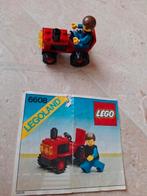 Lego 6608 rode tractor/ trekker - vintage (1982), Ophalen of Verzenden, Gebruikt