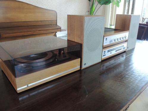 Prachtige vintage Dual set met 1019 platenspeler, Audio, Tv en Foto, Stereo-sets, Zo goed als nieuw, Tuner of Radio, Speakers