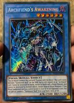 Yu-Gi-Oh! Archfiend’s Awakening FIGA 1st Edition !, Verzenden, Zo goed als nieuw, Losse kaart, Foil