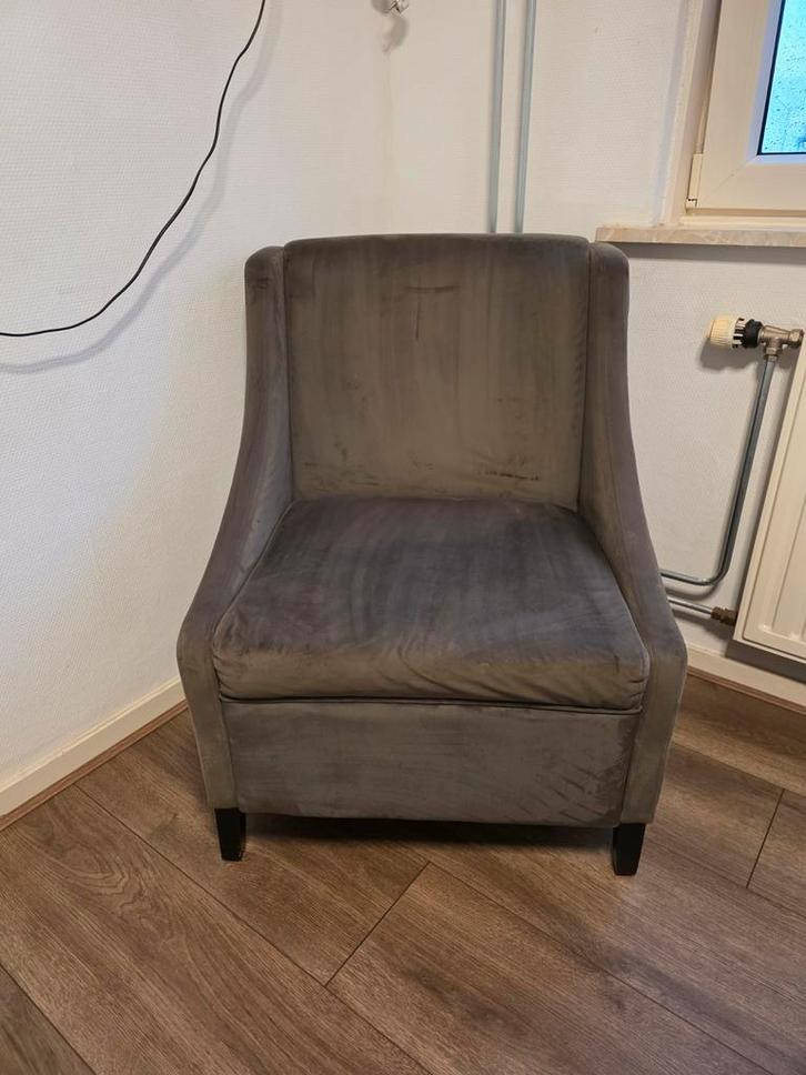 Riverdale fauteuil - Velours bruin - 2 stuks, Huis en Inrichting, Fauteuils, Gebruikt, Stof, 50 tot 75 cm, Minder dan 75 cm, Ophalen of Verzenden