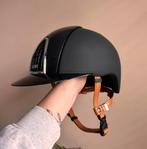 KEP ITALIA CROMO 2.0 ZWART TEXTILE DUBBEL POLISH COGNAC BAND, Dieren en Toebehoren, Paardrijkleding, Ophalen, Dressuur, Zo goed als nieuw
