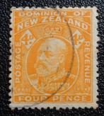 C367     NIEUW ZEELAND    Mi.126a #    Koning Edward VII, Postzegels en Munten, Ophalen of Verzenden, Gestempeld