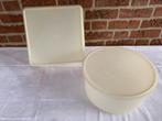 Tupperware bewaarbox, Ophalen of Verzenden, Gebruikt, Wit, Bak of Kom