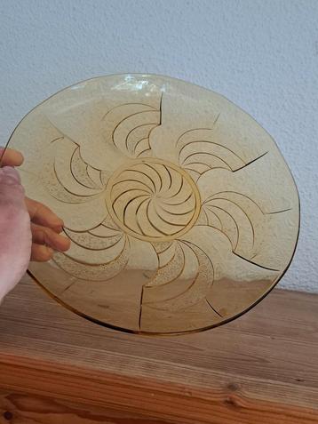 August Walther & Sons - Art Deco - glas schaal beschikbaar voor biedingen