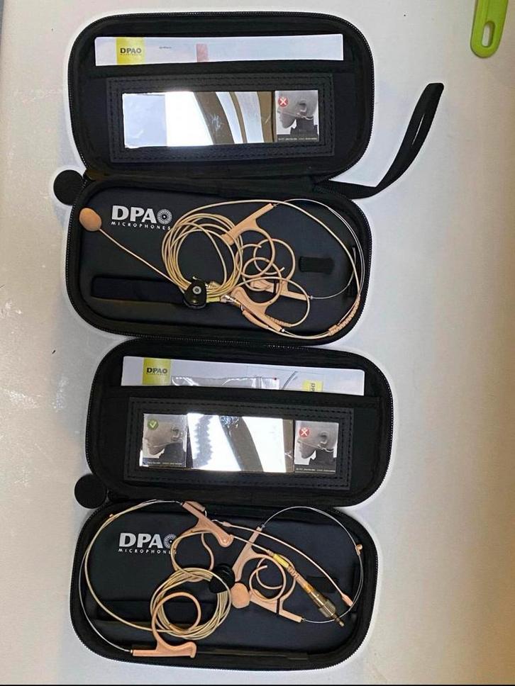 DPA Headsets te koop/ microfoons, Muziek en Instrumenten, Microfoons, Zo goed als nieuw, Overige typen, Ophalen of Verzenden