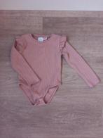 Oudroze body/romper met ruffle zara maat 86/92., Ophalen of Verzenden, Zo goed als nieuw, Meisje, Jurkje of Rokje