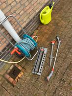 Gardena Tuingereedschap Set met Slanghaspel, Tuin en Terras, Ophalen of Verzenden, Gebruikt, Multisproeier