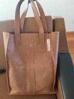 Bruine leren Paperbag, Ophalen of Verzenden, Zo goed als nieuw, Bruin
