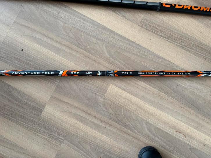 Benzar mix adventure tele whip pole 6 meter., Watersport en Boten, Hengelsport | Witvissen, Zo goed als nieuw, Werphengel, Ophalen