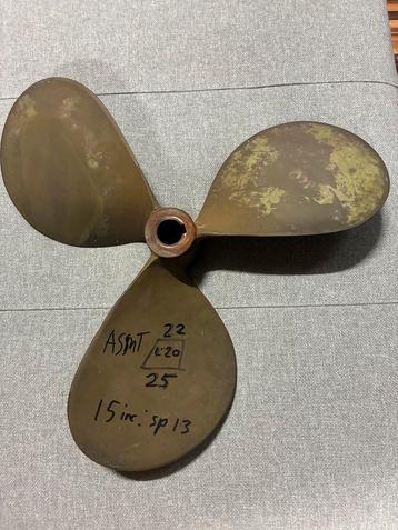 Scheepsschroef 15x13 Links - Spitsgatter beschikbaar voor biedingen