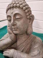 boeddha hoofd beeld grijs, Ophalen of Verzenden