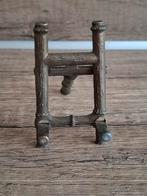 Miniatuur messing ezel antieke Italiaanse standaard, Antiek en Kunst, Ophalen of Verzenden