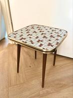 Mid century bijzettafeltje jaren '50 / '60, Ophalen, Minder dan 45 cm, Minder dan 55 cm, Gebruikt
