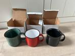 3 nieuwe keramiek bekers in Vintage look, Huis en Inrichting, Keuken | Servies, Keramiek, Nieuw, Ophalen of Verzenden, Overige stijlen