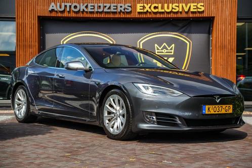 Tesla Model S Long Range Pano Navi Parkeersensoren 19"L.M. S, Auto's, Tesla, Bedrijf, Te koop, Model S, 4x4, ABS, Achteruitrijcamera
