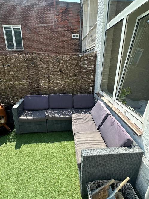 Complete loungeset met lounge kussens, Tuin en Terras, Tuinsets en Loungesets, Gebruikt, Stoel, Ophalen