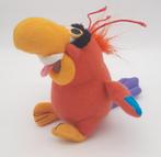 Vintage Aladdin's Iago papegaai knuffel ca. 17cm hoog, Ophalen of Verzenden, Overige figuren, Gebruikt, Knuffel