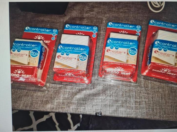 4x Econo-Heat eHeater+ eController Nieuw in Verpakking, Doe-het-zelf en Verbouw, Thermostaten, Nieuw, Slimme thermostaat, Ophalen of Verzenden