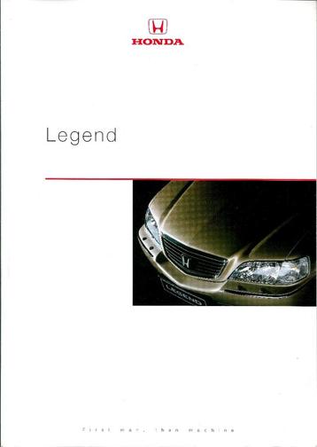 Brochure Honda Legend 1999