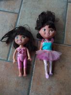Dora the Explorer 2 poppen, Kinderen en Baby's, Speelgoed | Poppen, Ophalen of Verzenden, Gebruikt, Overige typen