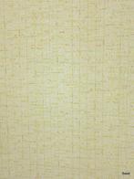 14282 geel papieren vintage behang uit de jaren 50 swiet  , Huis en Inrichting, Stoffering | Behang, Ophalen of Verzenden, Groen