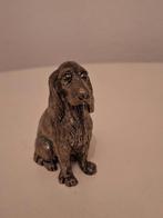 Metalen beeldje hond, Cocker Spaniel, Ophalen, Zo goed als nieuw, Hond of Kat, Beeldje of Figuurtje