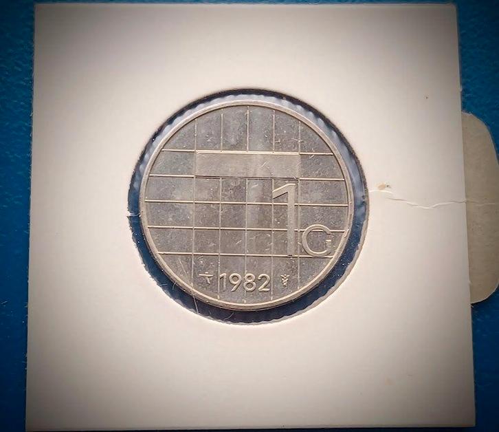 1 Gulden 1982 - Beatrix UNC, Postzegels en Munten, Munten | Nederland, Losse munt, 1 gulden, Koningin Beatrix, Verzenden