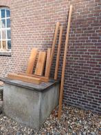 Teak  echt teakhout  partij, Doe-het-zelf en Verbouw, Hout en Planken, Minder dan 25 mm, Ophalen of Verzenden, Zo goed als nieuw