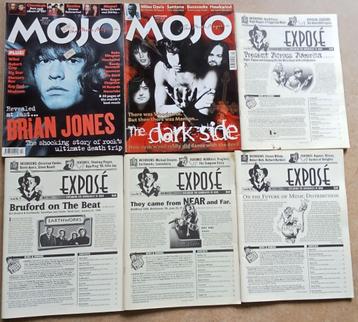 2x Mojo Magazine + 4x Expose Magazine - Jaren 90 beschikbaar voor biedingen
