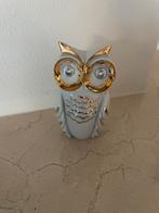 R.G. Limoges Uil met Swarovski Kristallen Ogen Porselein Ita, Antiek en Kunst, Ophalen of Verzenden