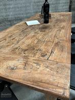 Antieke Franse eettafel robuuste in oud eiken 147615, Ophalen of Verzenden