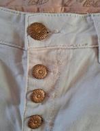 Mos Mosh.  Roomwitte jeans met rosé knopen mt 28, MOS MOSH, Wit, Ophalen of Verzenden, Zo goed als nieuw
