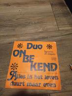 Duo onbekend - Alles in het leven duurt maar even, Ophalen of Verzenden, Gebruikt, Overige formaten, Levenslied of Smartlap